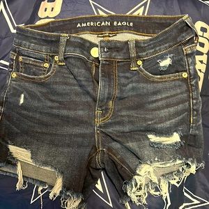 American eagle next level stretch Midi Jean shorts